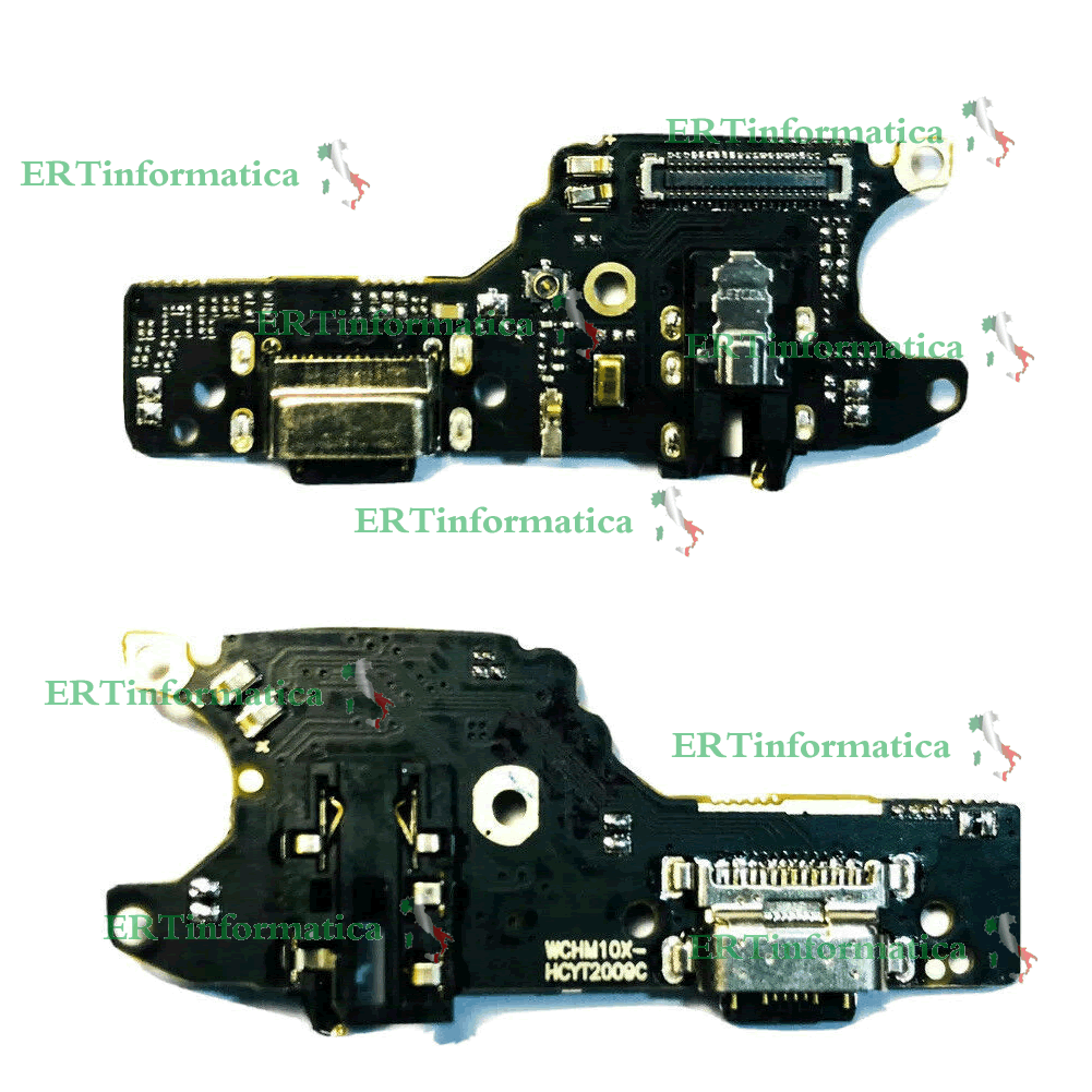 ricambi xiaomi - ertinformatica - CONNETTORE FLAT RICARICA XIAOMI REDMI  NOTE 9 M2003J15SG MICROFONO JACK CUFFIE