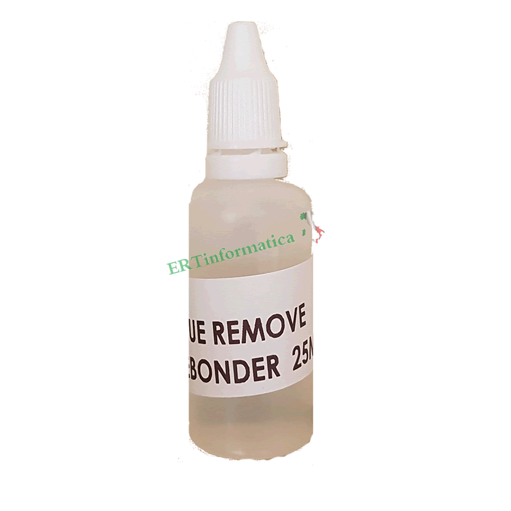 RIMUOVI COLLA LOCA UV DEBONDER GLUE REMOVER DISPLAY LCD 20 Ml