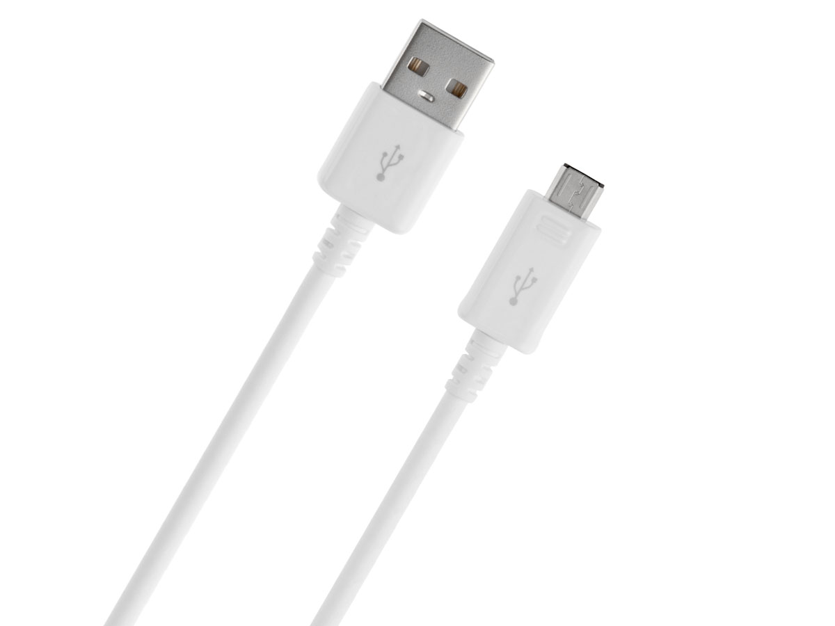 CAVO ORIGINALE SAMSUNG ECB-DU4AWE J3 J5 J7 A3 A5 A7 S5 S6 S7  MICRO USB BIANCO