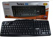 TASTIERA MULTIMEDIALE USB LINQ K520 120 TASTI UNIVERSALE WIN MAC LINUX