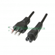 CAVO ALIMENTAZIONE CON PRESA ITALIANA 2.5 MT METRI 3 POLI NOTEBOOK TRIPOLARE