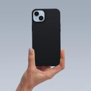 COVER CUSTODIA GOMMA TPU MORBIDA IPHONE 14 NERO 1,5mm