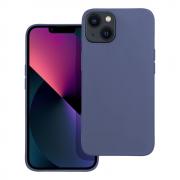 COVER CUSTODIA GOMMA TPU MORBIDA IPHONE 14 BLU 1,5mm