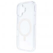 CUSTODIA COVER MAGSAFE GOMMA TPU  TRASPARENTE APPLE IPHONE 16