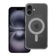 CUSTODIA COVER MAGSAFE GOMMA TRASPARENTE APPLE IPHONE 16 PLUS