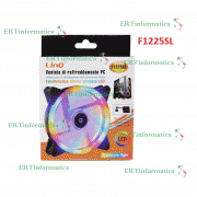 VENTOLA RAFFREDDAMENTO DISSIPAZIONE PC COMPUTER LED MULTICOLOR LIGHT GAMING 12 CM 120MM