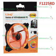 VENTOLA RAFFREDDAMENTO DISSIPAZIONE PC COMPUTER LED ROSSO GAMING 12 CM 120MM