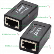 CONNETTORE ACCOPPIATORE PROLUNGA RETE RJ45
