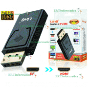 ADATTATORE CONVERTITORE VIDEO DA DISPLAY PORT DP A TO HDMI FULL HD