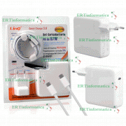 ALIMENTATORE MACBOOK A1450 A1453 A1540 A1719 A1707 87W TYPE C 5A 2 METRI
