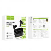CUFFIE WIRELESS BLUETOOTH 5.3 HOCO.TWS EW54 CON MICROFONO NERO