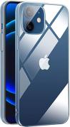 CUSTODIA COVER GOMMA TPU SOTTILE TRASPARENTE IPHONE 12 12 PRO 2MM