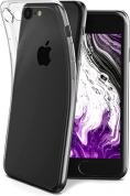 CUSTODIA COVER GOMMA TPU SOTTILE TRASPARENTE IPHONE 7 8 SE 2020 SE 2022 1,5MM
