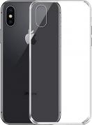 CUSTODIA COVER GOMMA TPU SOTTILE TRASPARENTE IPHONE X XS 1,5MM