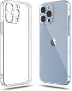 CUSTODIA COVER GOMMA TPU SOTTILE TRASPARENTE IPHONE 13 PRO 1,5MM