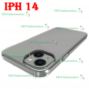 CUSTODIA MORBIDA GOMMA TPU IPHONE 14 TRASPARENTE 1,5 mm
