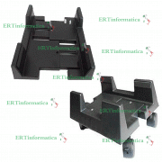 CARRELLO PORTA PC COMPUTER REGOLABILE 4 RUOTE CASE DA 15-25 Cm NERO