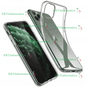CUSTODIA COVER GOMMA TPU ULTRA SOTTILE TRASPARENTE APPLE IPHONE 11 PRO MAX 0,5MM