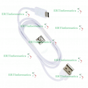 CAVO ORIGINALE SAMSUNG ECB-DU68WE J3 J5 J7 A3 A5 A7 S5 S6 S7  MICRO USB BIANCO