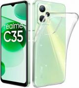 CUSTODIA COVER MORBIDA TPU GOMMA TRASPARENTE REALME C35 1.5MM