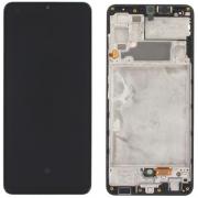DISPLAY TOUCH SCREEN ORIGINALE SERVICE PACK SAMSUNG GALAXY A32 2021 5G A326B NERO